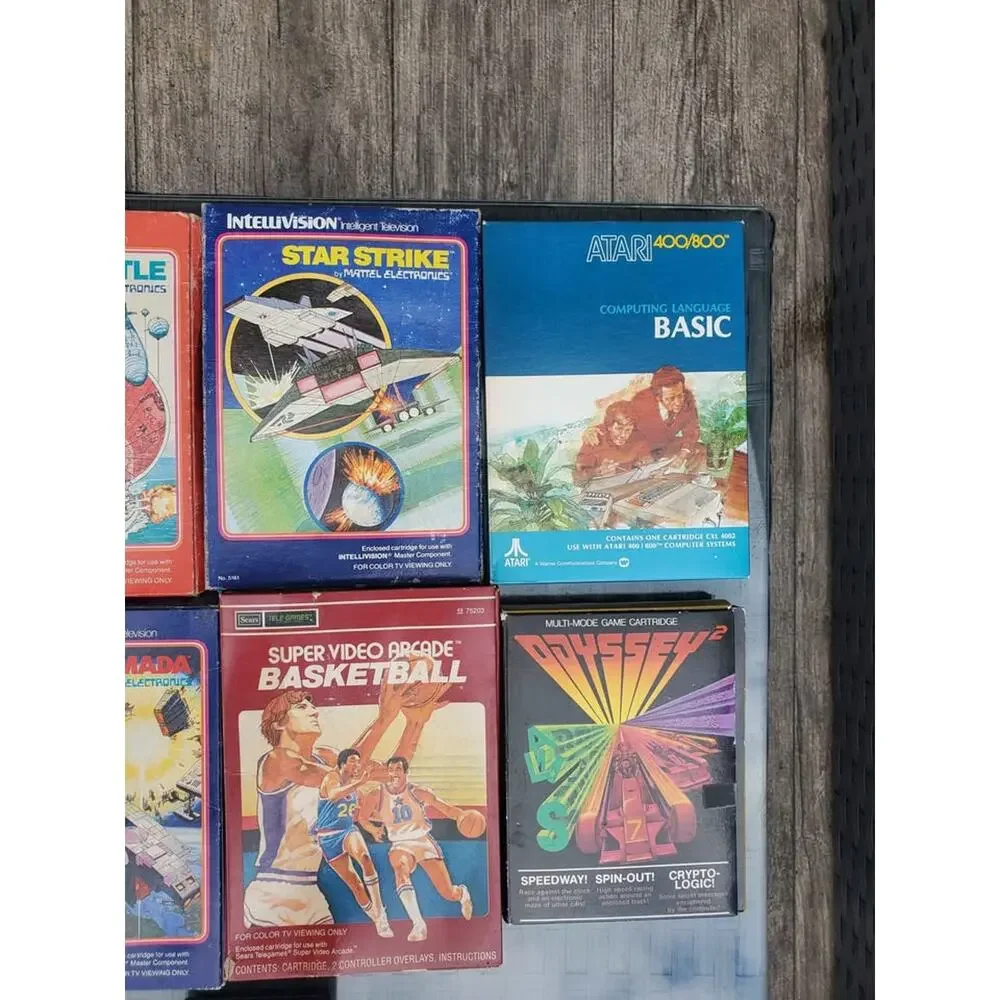 Vintage Video Game Lot – Intellivision Atari Odyssey